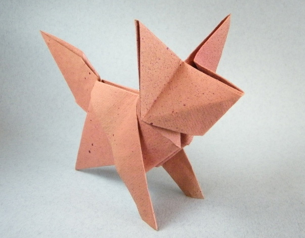 Une Feuille Cinq Minutes Un Renard En Origami Mimosa Communication