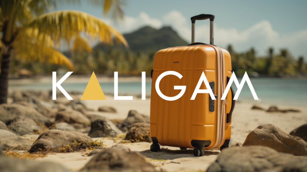 KALIGAM - logo et photo de vacances