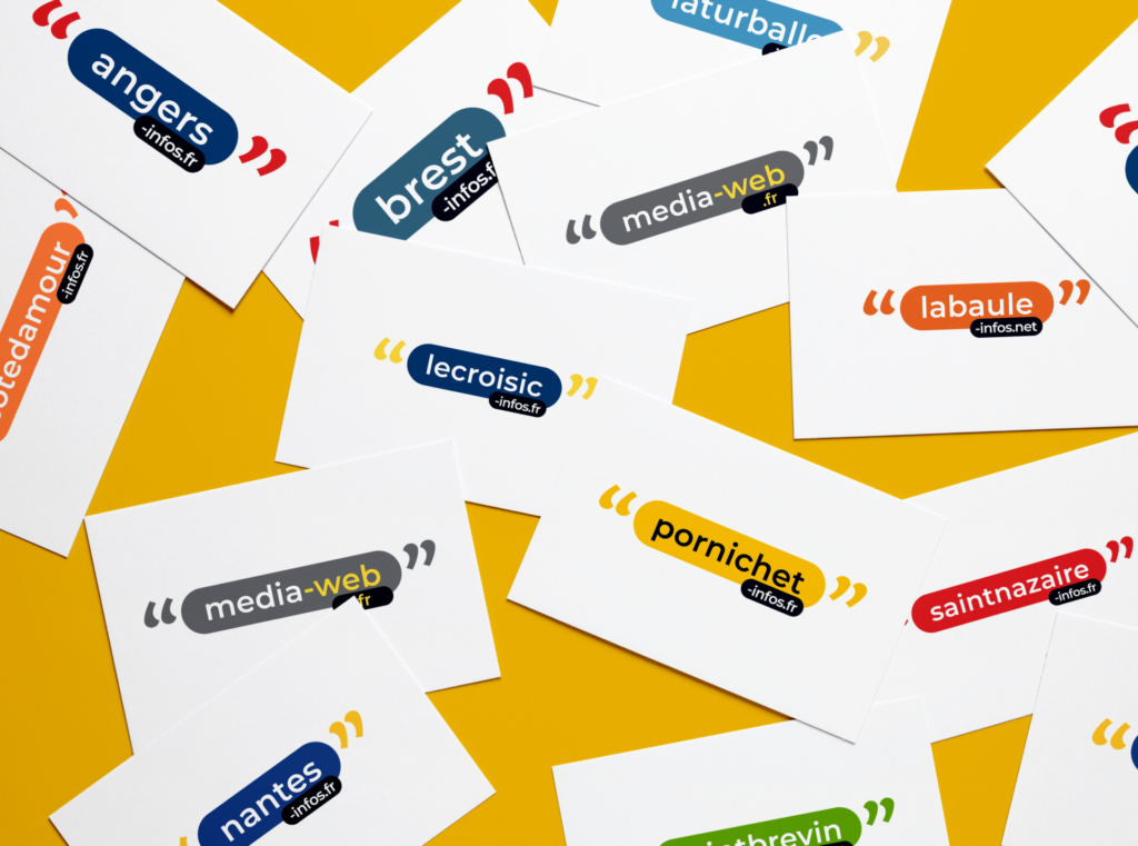 Déclinaisons de logotypes pour les sites Média Web